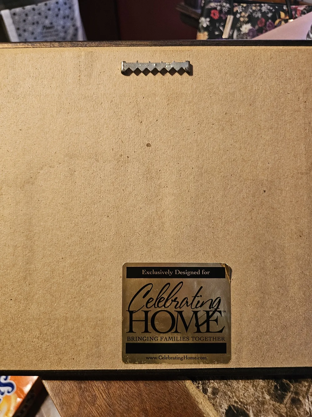 Celebrating Homes Rustic Brown 'I Love You Because' Decorative Dry Erase Frame